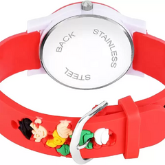 Selloria Benten Cartoon Kids watch Round Dial (Red)