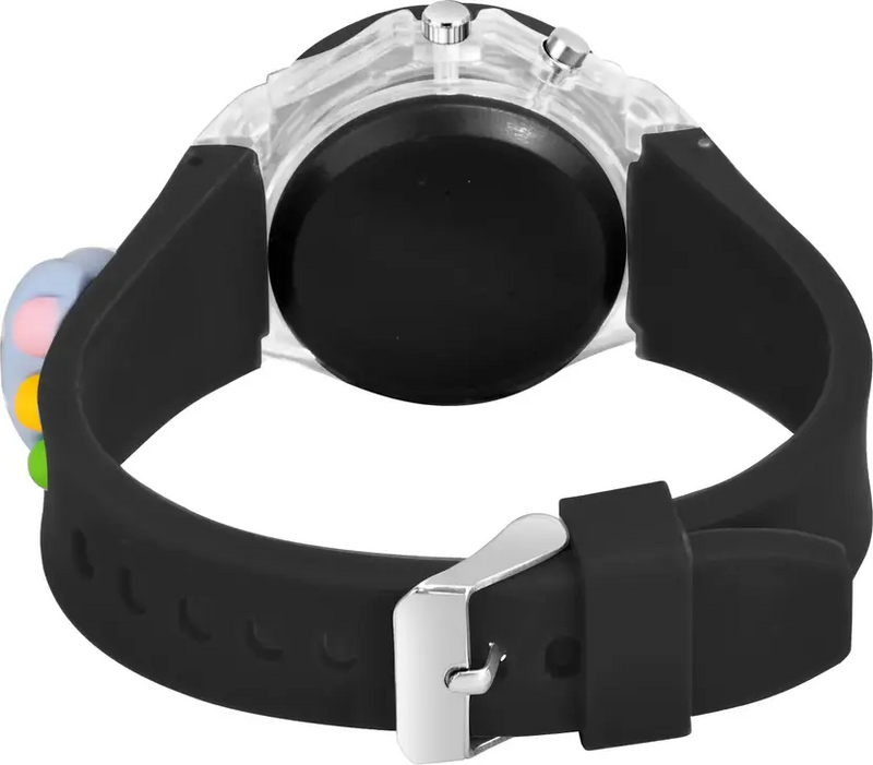 Selloria 3D Cartoon Analog Light Watch for Kids (Alien)