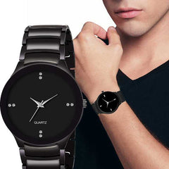 Selloria Chrona Stainless Steel Men's Analogue Watch (Black)