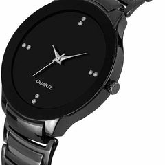 Selloria Chrona Stainless Steel Men's Analogue Watch (Black)