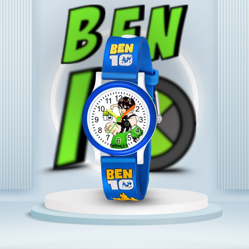 Selloria Benten Cartoon Kids watch Round Dial (Blue)