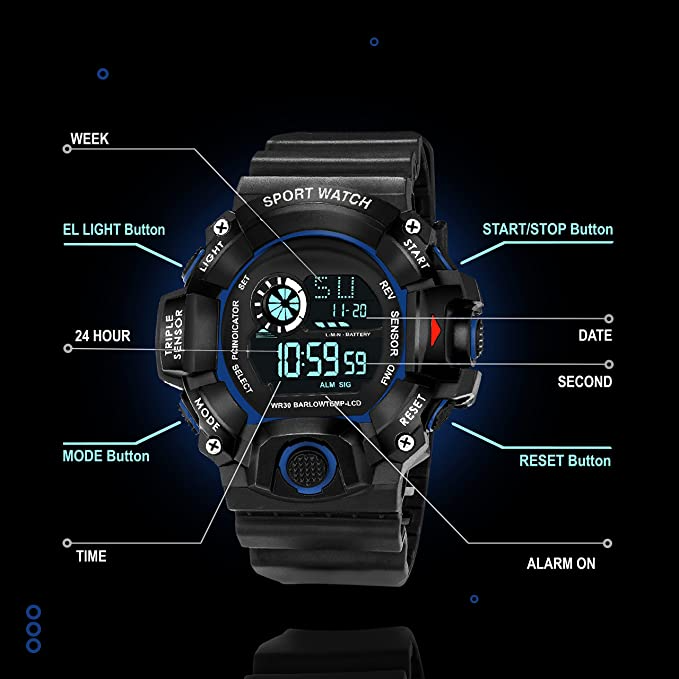 Selloria Digital watch for boys (GBLK001)