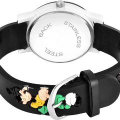 Selloria Benten Cartoon Kids watch Round Dial (Black)