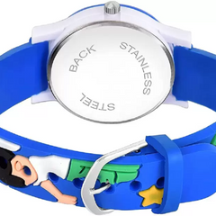 Selloria Benten Cartoon Kids watch Round Dial (Blue)