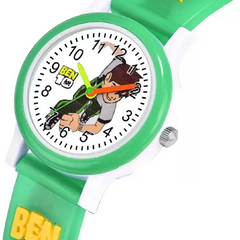 Selloria Benten Cartoon Kids watch Round Dial (Green)