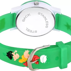Selloria Benten Cartoon Kids watch Round Dial (Green)