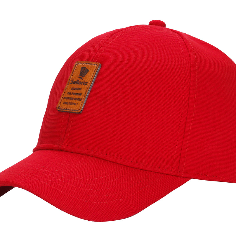Selloria Brand Unisex Baseball Cap for men StreetLine Model (Red)