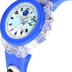 Selloria 3D Cartoon Analog Light Watch for Kids (Astronaut)